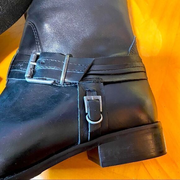 MATISSE BLACK LEATHER FLASHBACK RIDING BOOTS-MINT CONDITION 8M - Picture 7 of 12